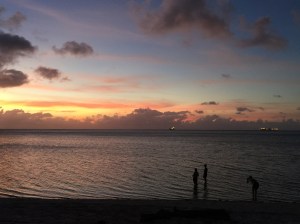 Oleai Beach Sunset