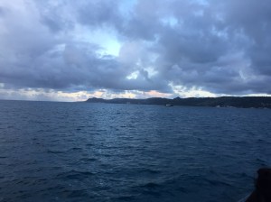 View of Saipan from the Boat